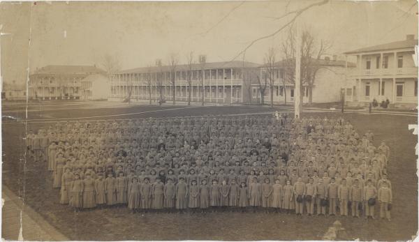 Pupils of Carlisle Indian Training School, 1888