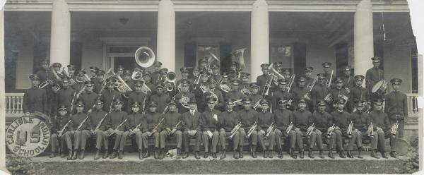 School Band with Oscar Lipps, 1915