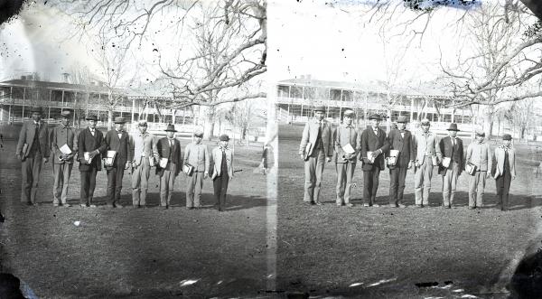 Former Fort Marion prisoners at the Carlisle Indian School, c.1879