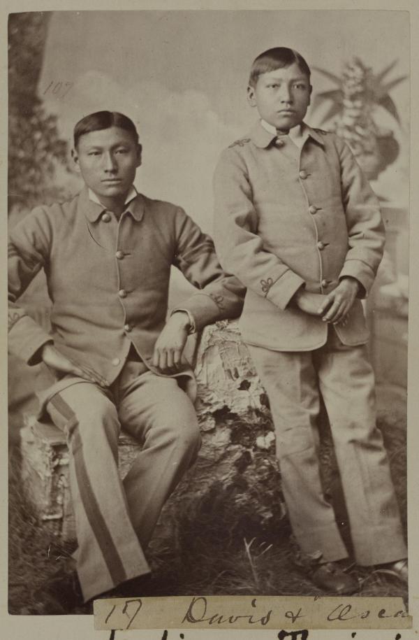 Davis and Oscar [version 2], c.1882