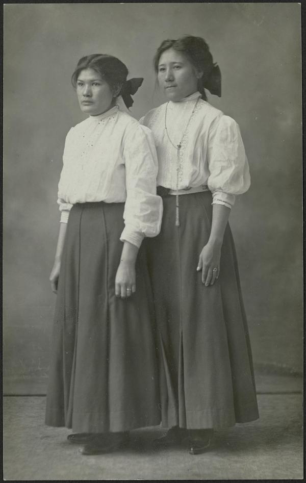 Two Female Students, c. 1901