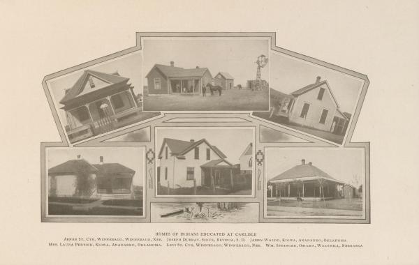 Homes of Indians Educated at Carlisle