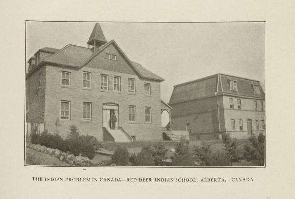Red Deer Indian School in Canada