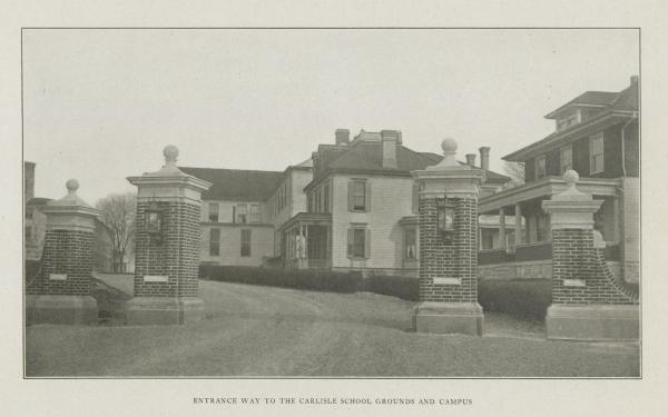 Entrance Gate on Pratt Avenue, 1910