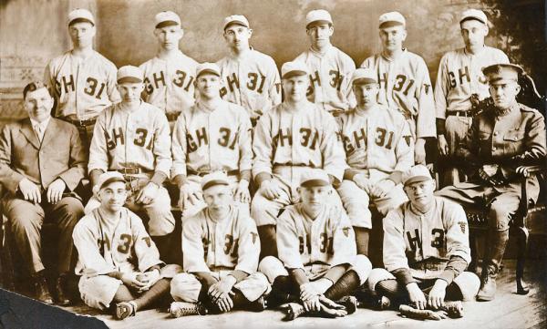 Regiment Baseball Team, c. 1912