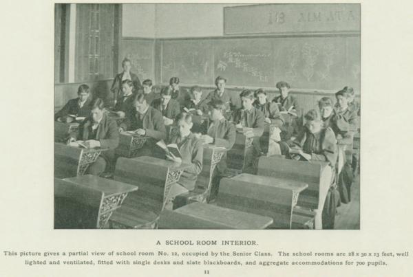 A School Room Interior, c. 1895