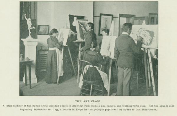 The Art Class, #1, c. 1895