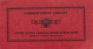 Commencement Concert program, 1915