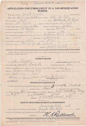 Joseph Tarbell (so se teio nen tat te) Application (Did Not Enroll) Joseph Tarbell (so se teio nen tat te) Application (Did Not Enroll)