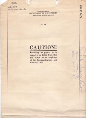 Correspondence File, 1918-1966