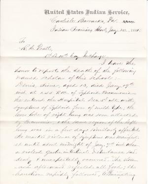 Report on the Death of Dennis (Strikes First) Report on the Death of Dennis (Strikes First)