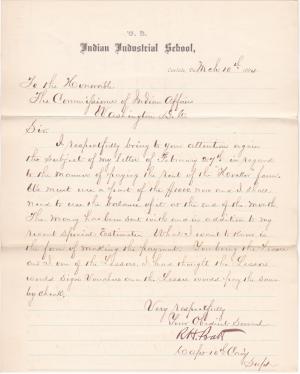 Pratt Follows Up on Making Payment of Hocker Farm in April 1884