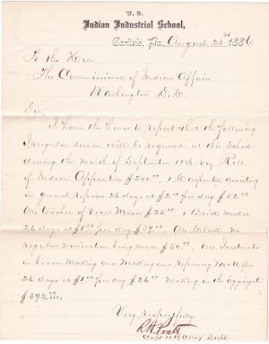 Irregular Employees Required for September 1886