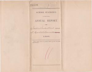 School Statistics Accompanying the Annual Report, 1886