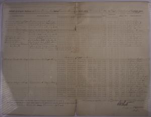 Report of Irregular Employees, November 1886