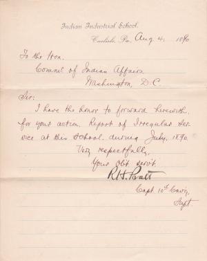 Report of Irregular Employees, July 1890