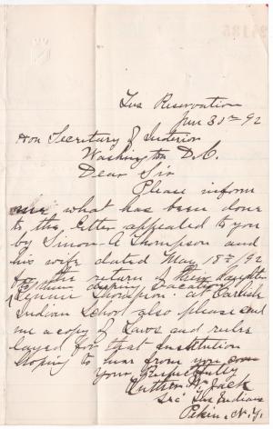 Follow Up on Request for the Return of Linnie Thompson