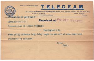 Request to Authorize Return of Students to Their Homes in 1892