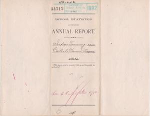 School Statistics Accompanying the Annual Report, 1892