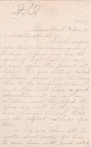 Claims by Mary M. Kennedy Against the Carlisle School and Request for Return