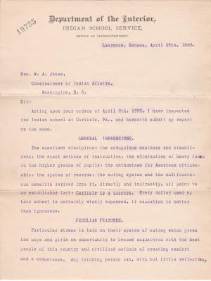 Inspection Report of R. C. Bauer