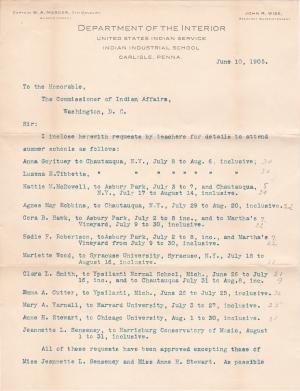 Requests to Attend Summer School and Summer School Catalogs Requests to Attend Summer School and Summer School Catalogs