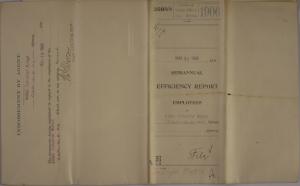 Semi-Annual Efficiency Report of Employees, March 1906