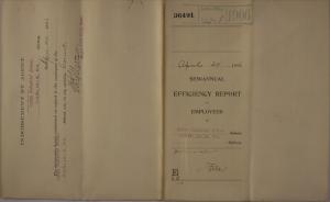 Semi-Annual Efficiency Report of Employees, April 1906