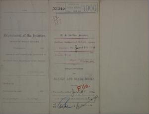 Requisition for Blanks and Blank Books, June 1906