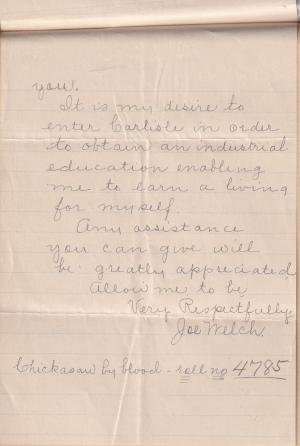 Request for Enrollment by Joe Welch