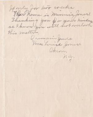 Vacation Request for Minnie Jones