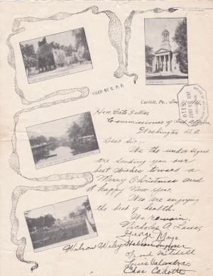 Holiday Greetings in 1916