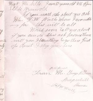 Wages and Employment of George Green