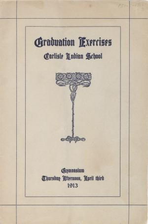 1913 Commencement Program [copy 2]
