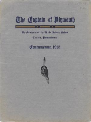Program for "The Captain of Plymouth," 1910