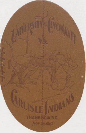 Cincinnati vs Carlisle Souvenir