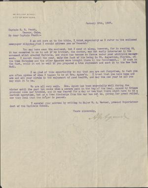 Agnew Sends Clipping from New York Mail, 1907