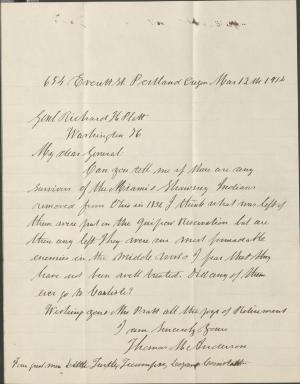 Anderson Inquires About Miami and Shawnee Anderson Inquires About Miami and Shawnee, 1914