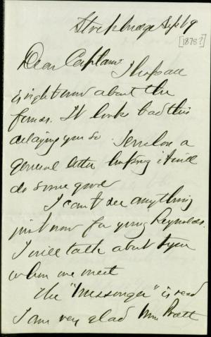 Armstrong Discusses Indian Welfare with Pratt Armstrong Discusses Indian Welfare with Pratt, 1878