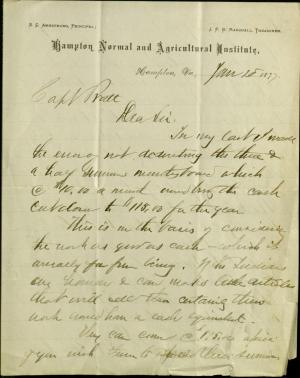 Armstrong Corrects Error for Fees Armstrong Corrects Error for Fees, 1878