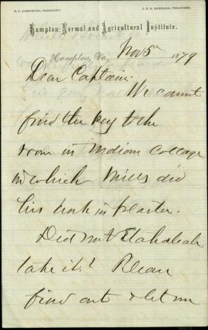 Armstrong Requests Key from Etadleuh via Pratt Armstrong Requests Key from Etadleuh via Pratt, 1879