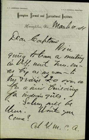 Armstrong Invites Pratt to Fundraising Event Armstrong Invites Pratt to Fundraising Event, 1881
