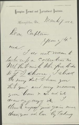 Armstrong Discusses Public Talks and Riggs Criticism with Pratt Armstrong Discusses Public Talks and Riggs Criticism with Pratt, 1882