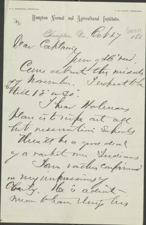 Armstrong Discusses Professional Network with Pratt Armstrong Discusses Professional Network with Pratt, 1885