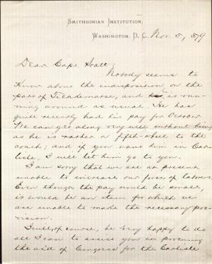Baird Offers Pratt Support and Transfer of Tichkematse Baird Offers Pratt Support and Transfer of Tichkematse, 1879