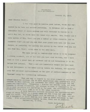 Biddle Discusses Open Letter to Commissioner Sells with Pratt Biddle Discusses Open Letter to Commissioner Sells with Pratt, 1916