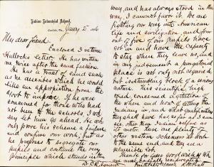 Letter from Richard H. Pratt to Cornelius R. Agnew, January 2, 1886