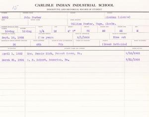 John Foster Student File John Foster Student File
