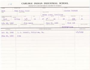 Paul Young Jones Student File Paul Young Jones Student File