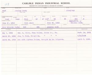 Ainsley Dowdy Student File